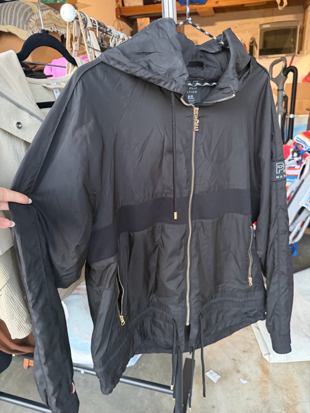 P.E Nation Man Down Jacket with Gold Hardware